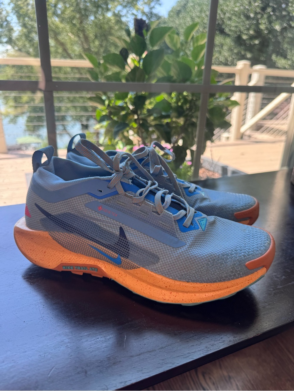 Nike Pegasus Trail 5 GORE-TEX Men's Waterproof Trail Running Shoes blue 8.5
